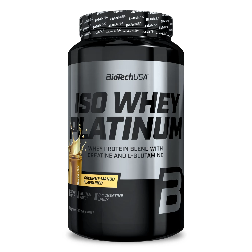 Iso Whey Platinum - 908g, Coconut Mango
