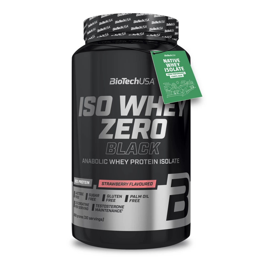 Iso Whey Zero Black - 908g, Fraise