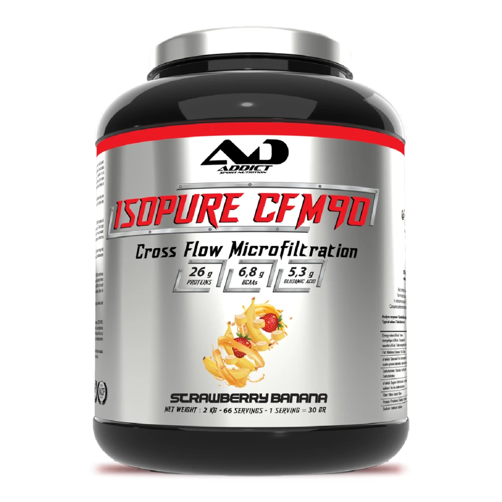 Isopure CFM 90 - 2000g, Strawberry Banana