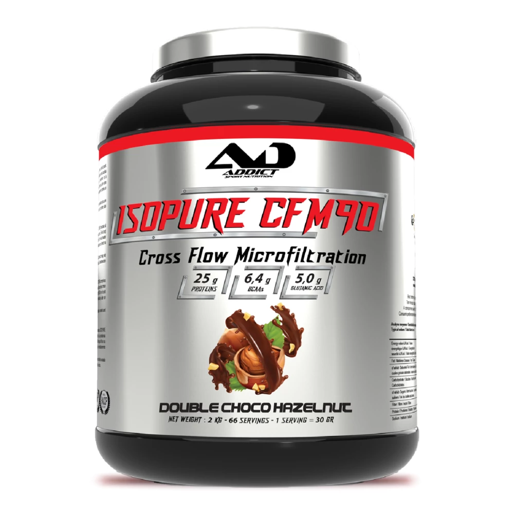 Isopure CFM 90 - 2000g, Double Chocolate Hazelnut