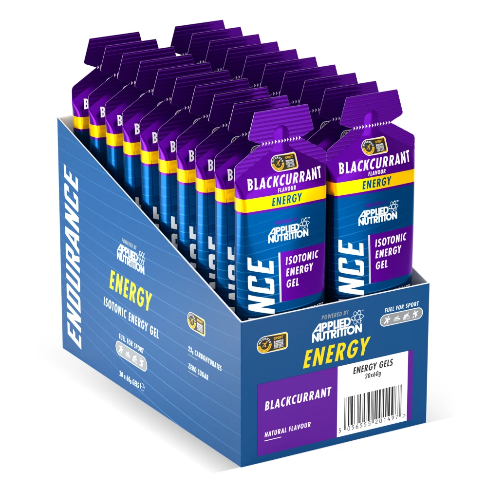 Isotonic Energy Gel - Boite de 20, Blackcurrant