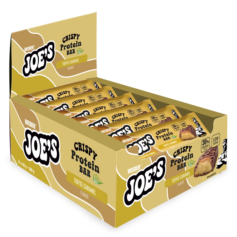 Joe's Crispy Bar - Boite de 12, Toffee Caramel