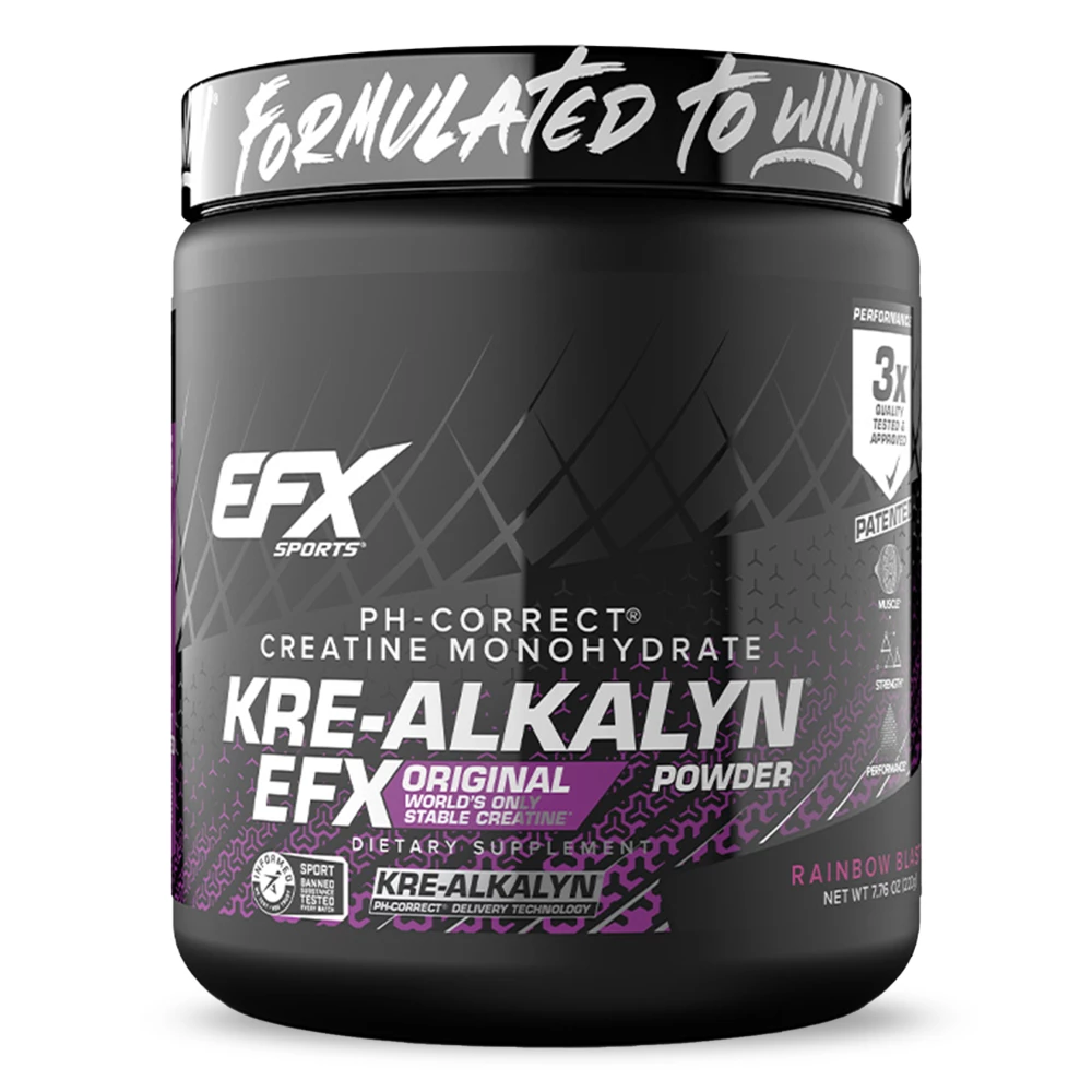 Kre-Alkalyn Powder - 220g, Rainbow Blast