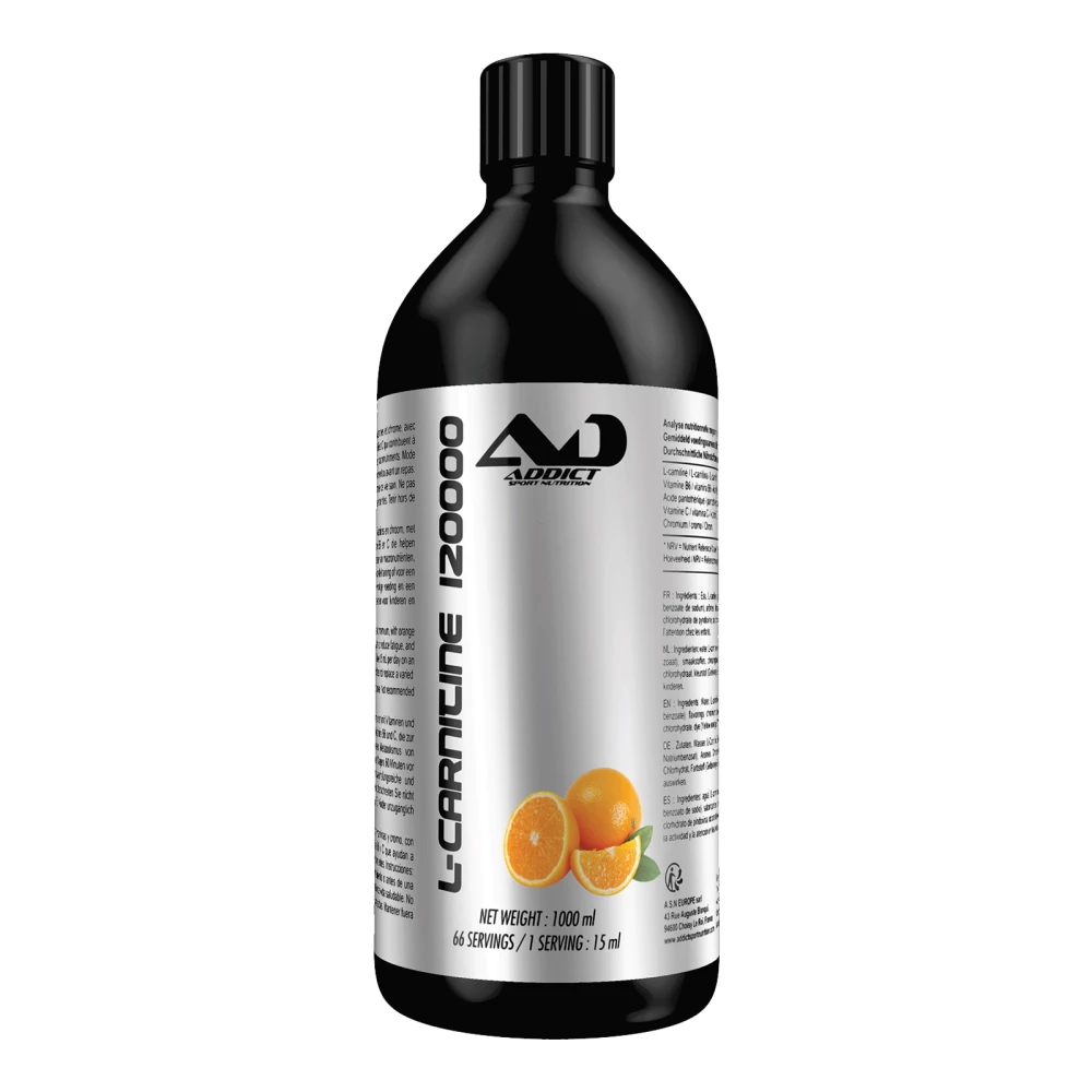 L-Carnitine 120000 - 1000ml, Tropical Orange