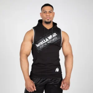 Loretto Hooded Tank Top - S, Black