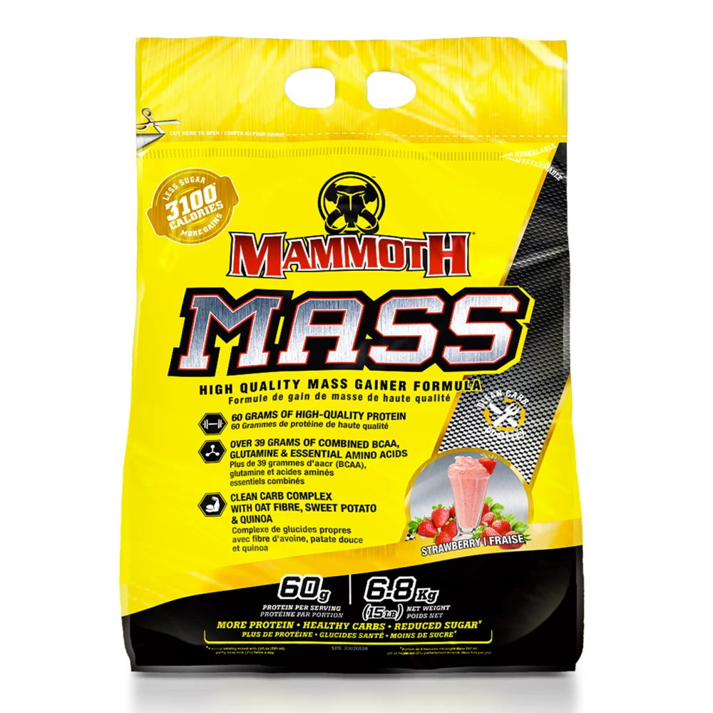 Mammoth Mass - 6800g, Fraise