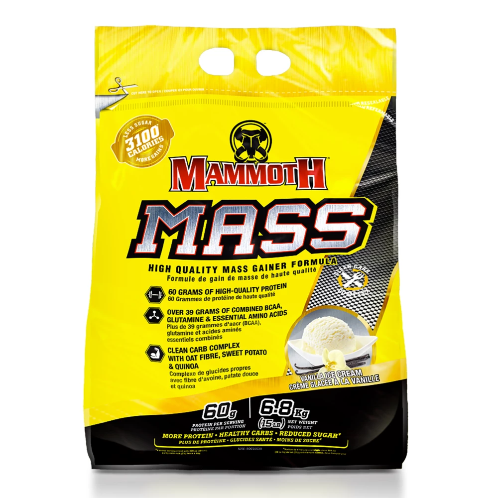 Mammoth Mass - 6800g, Vanilla Ice Cream