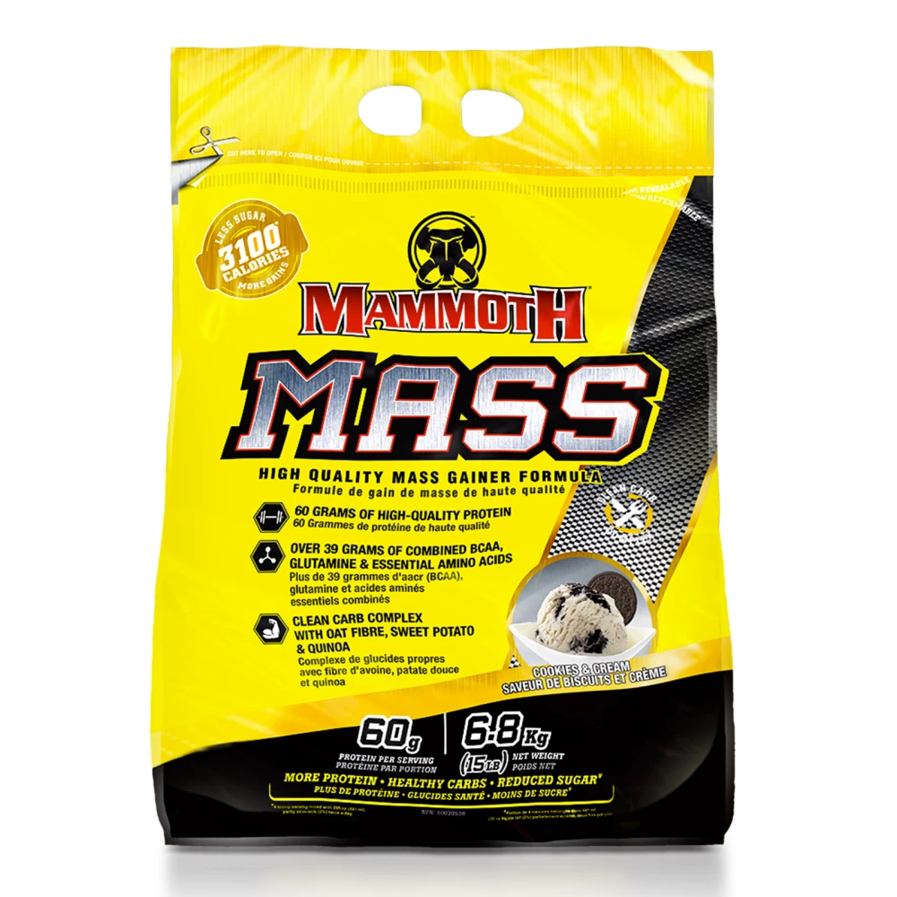 Mammoth Mass - 6800g, Cookies & Cream