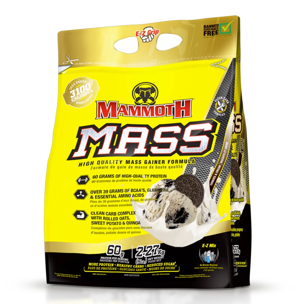 Mammoth Mass - 2270g, Cookies & Cream
