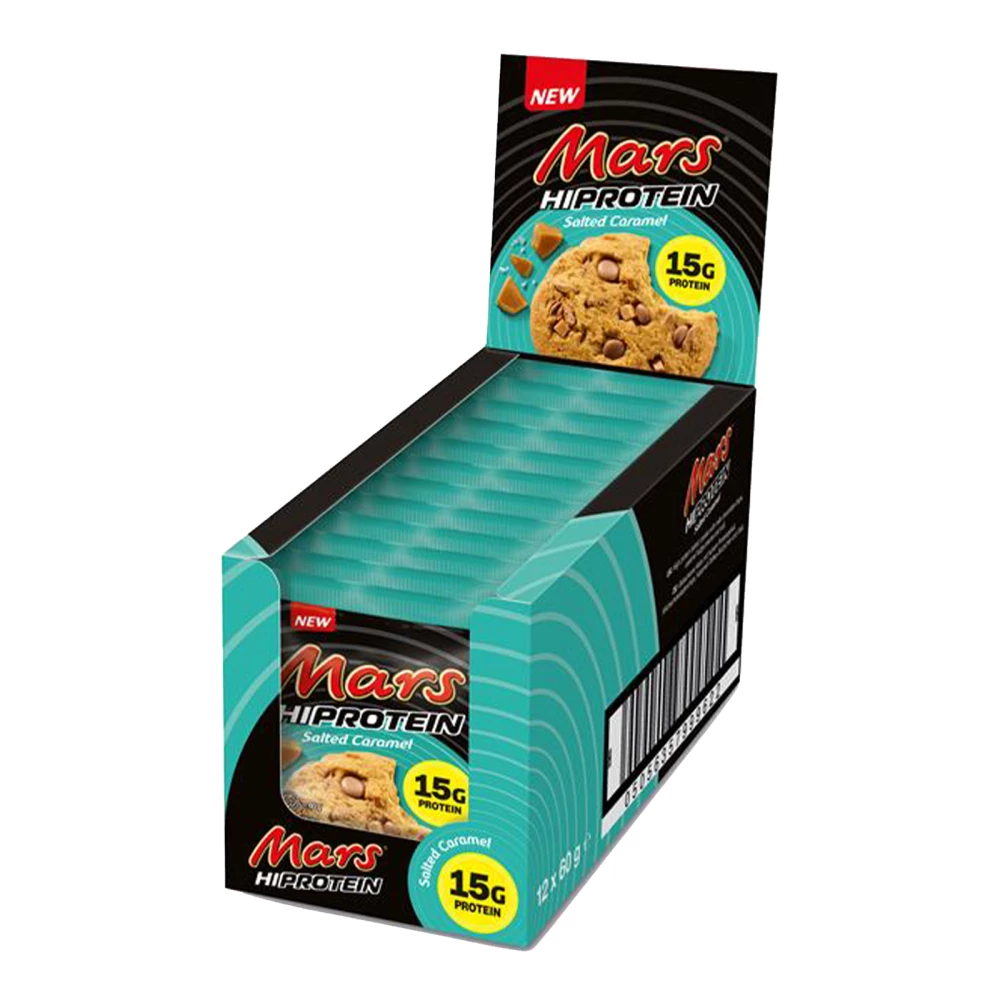 Mars Hi-Protein Cookies - Boite de 12, Salted Caramel