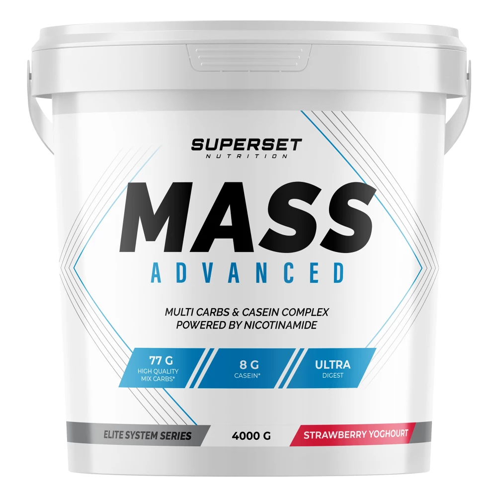 Mass Advanced - 4000g, Strawberry Yoghurt