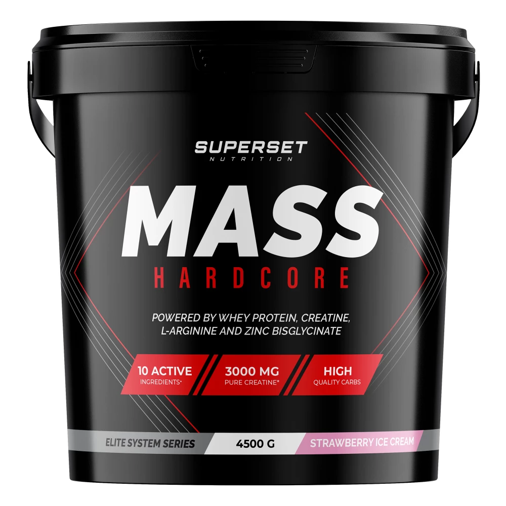 Mass Hardcore - 4500g, Strawberry Ice Cream