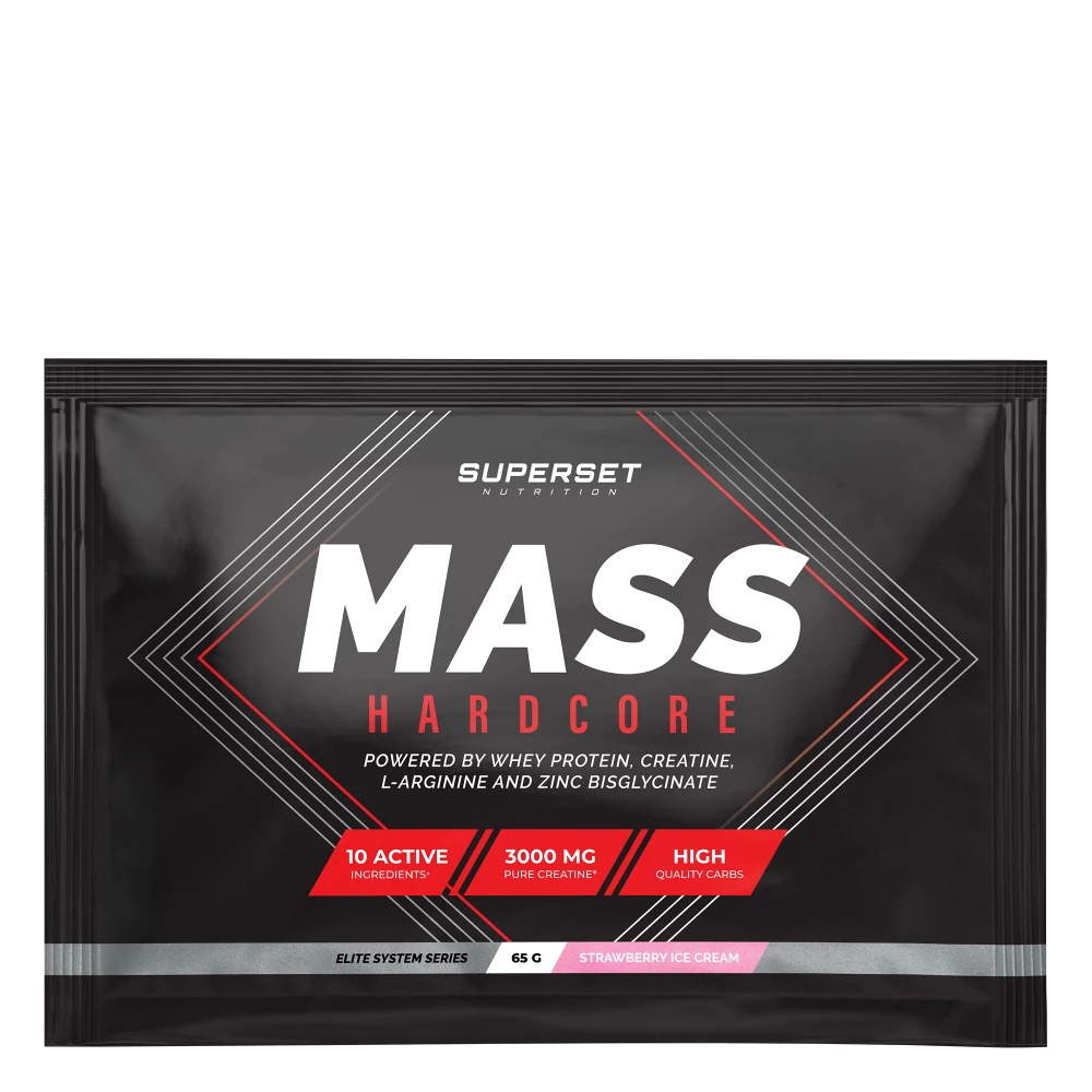 Mass Hardcore - 65g, Strawberry Ice Cream