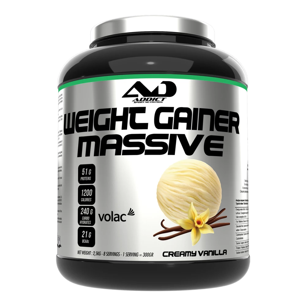 Weight Gainer Massive - 2500g, Creamy Vanilla