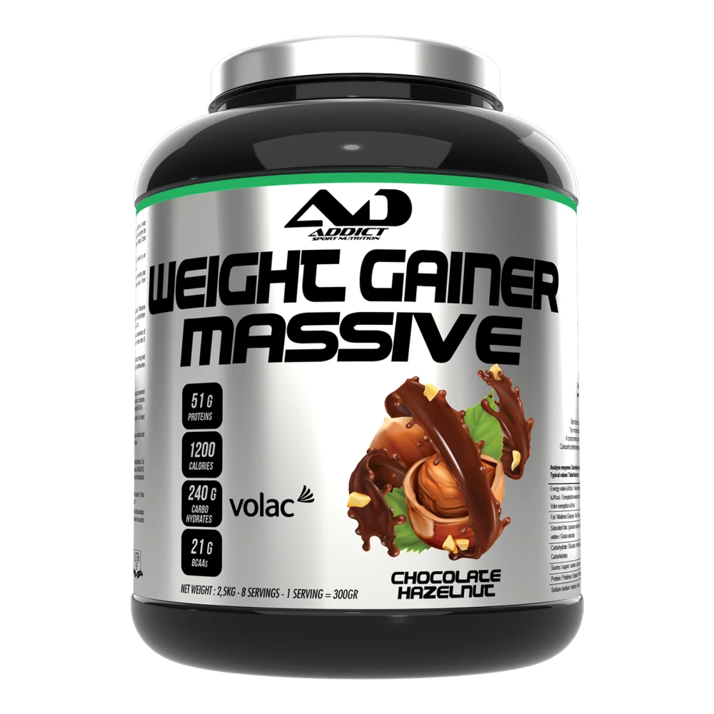 Weight Gainer Massive - 2500g, Chocolate Hazelnut
