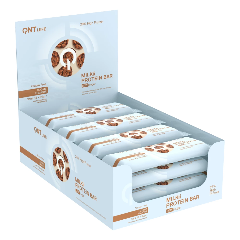 Milkii Protein Bar - Boite de 12, Cookies
