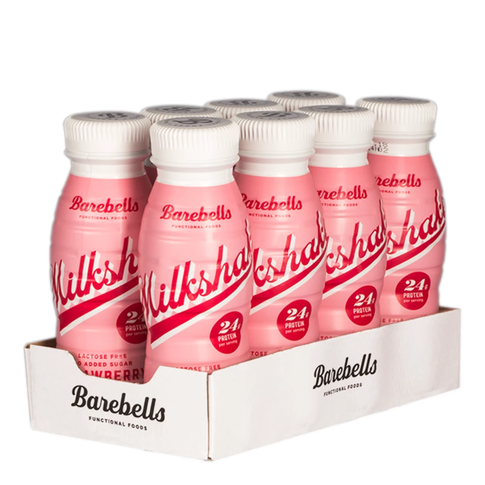 Milkshake - Pack de 8, Fraise