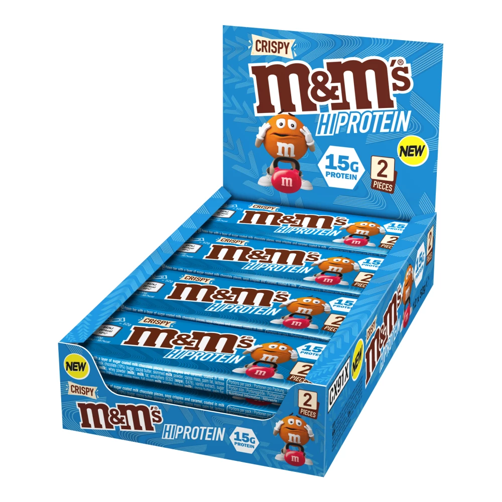 M&M's Hi-Protein - Boite de 12, Crispy