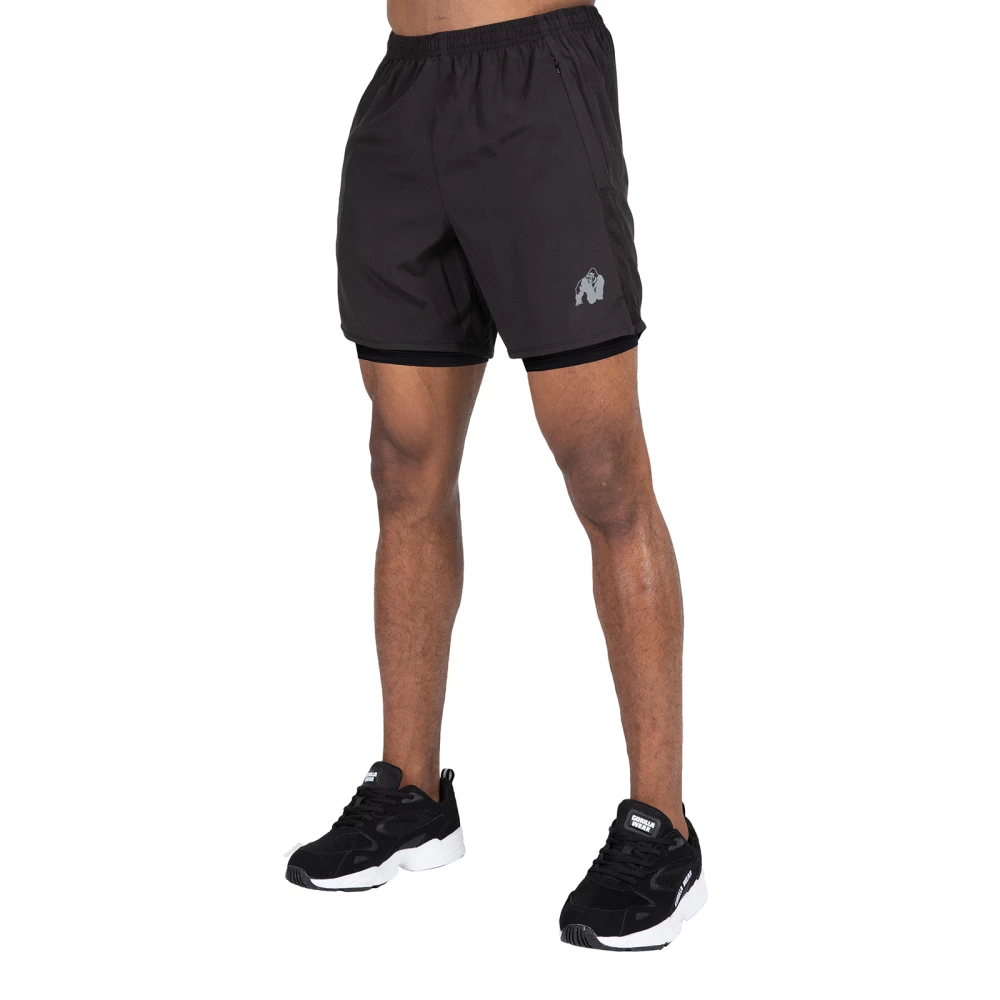Modesto 2-in-1 Shorts - XXL, Black