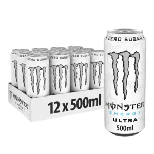 Monster Energy Ultra Zero Sugar - Pack de 12, White