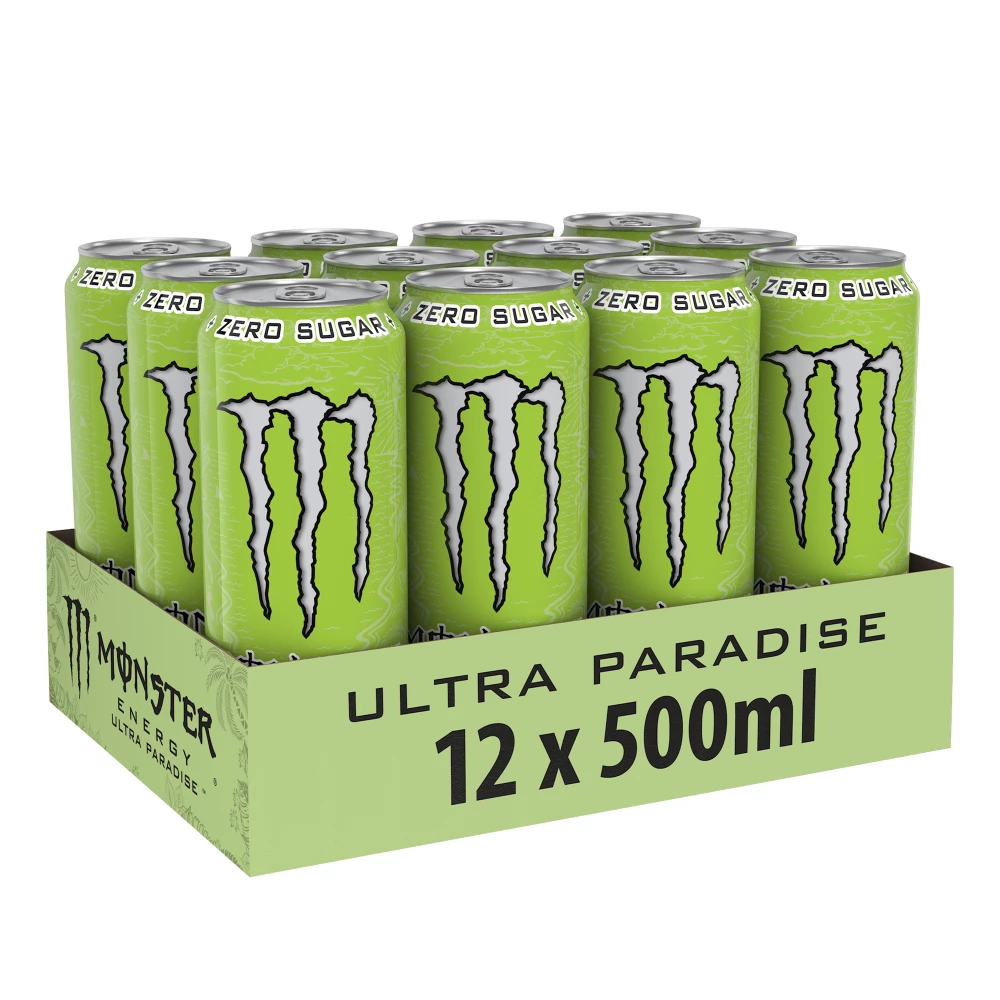 Monster Energy Ultra Zero Sugar - Pack de 12, Paradise