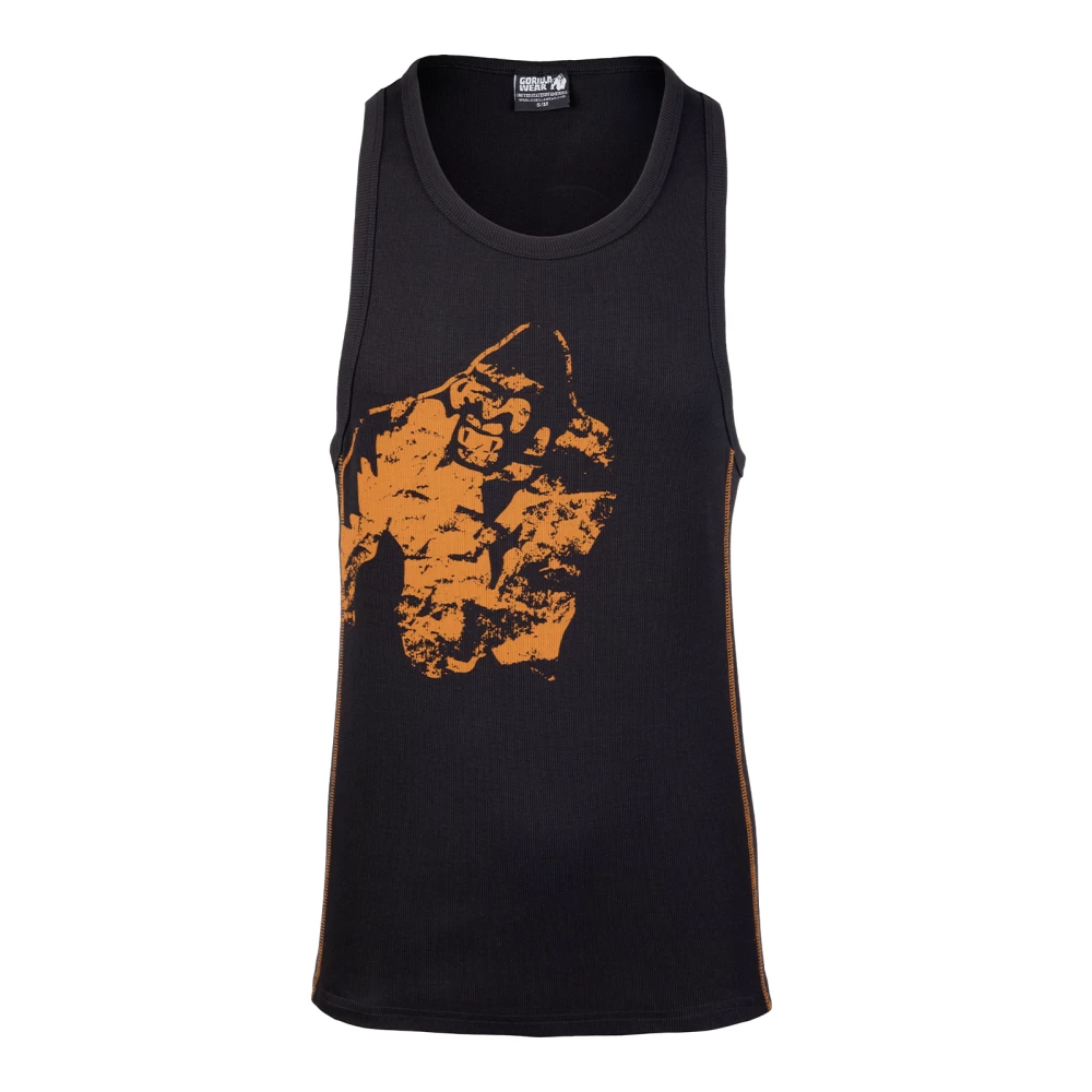 Monterey Tank Top - L/XL, Black/Orange