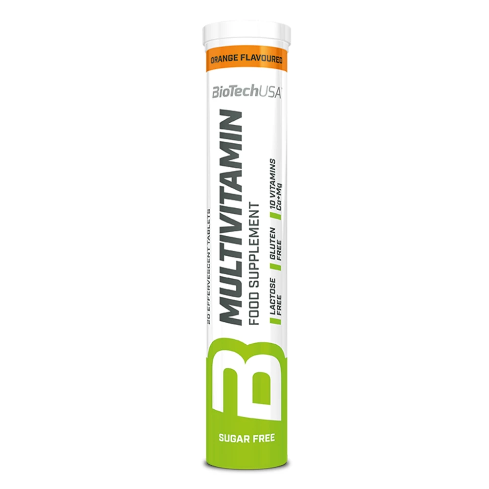 Multivitamin Effervescent - 20 Comprimés, Orange