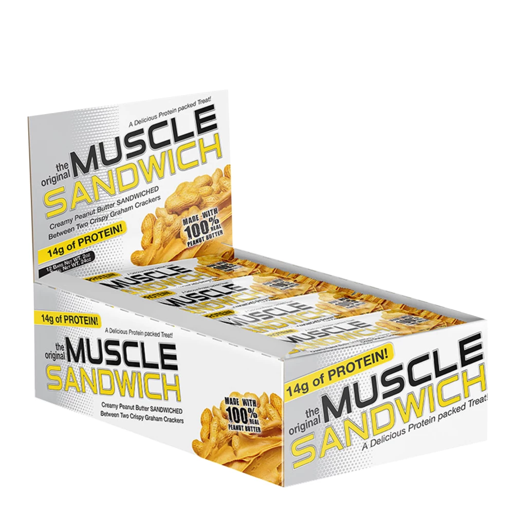Muscle Sandwich - Boite de 12, Chocolate Peanut Butter