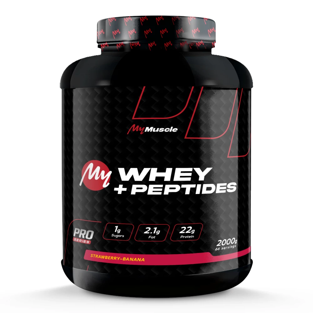 My Whey + Peptides - 2000g, Strawberry Banana
