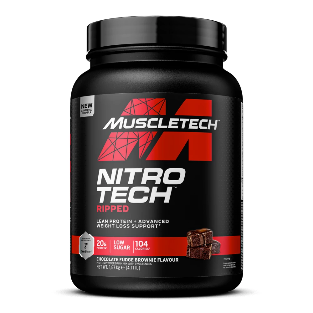 Nitro-Tech Ripped - 1810g, Chocolate Fudge Brownie