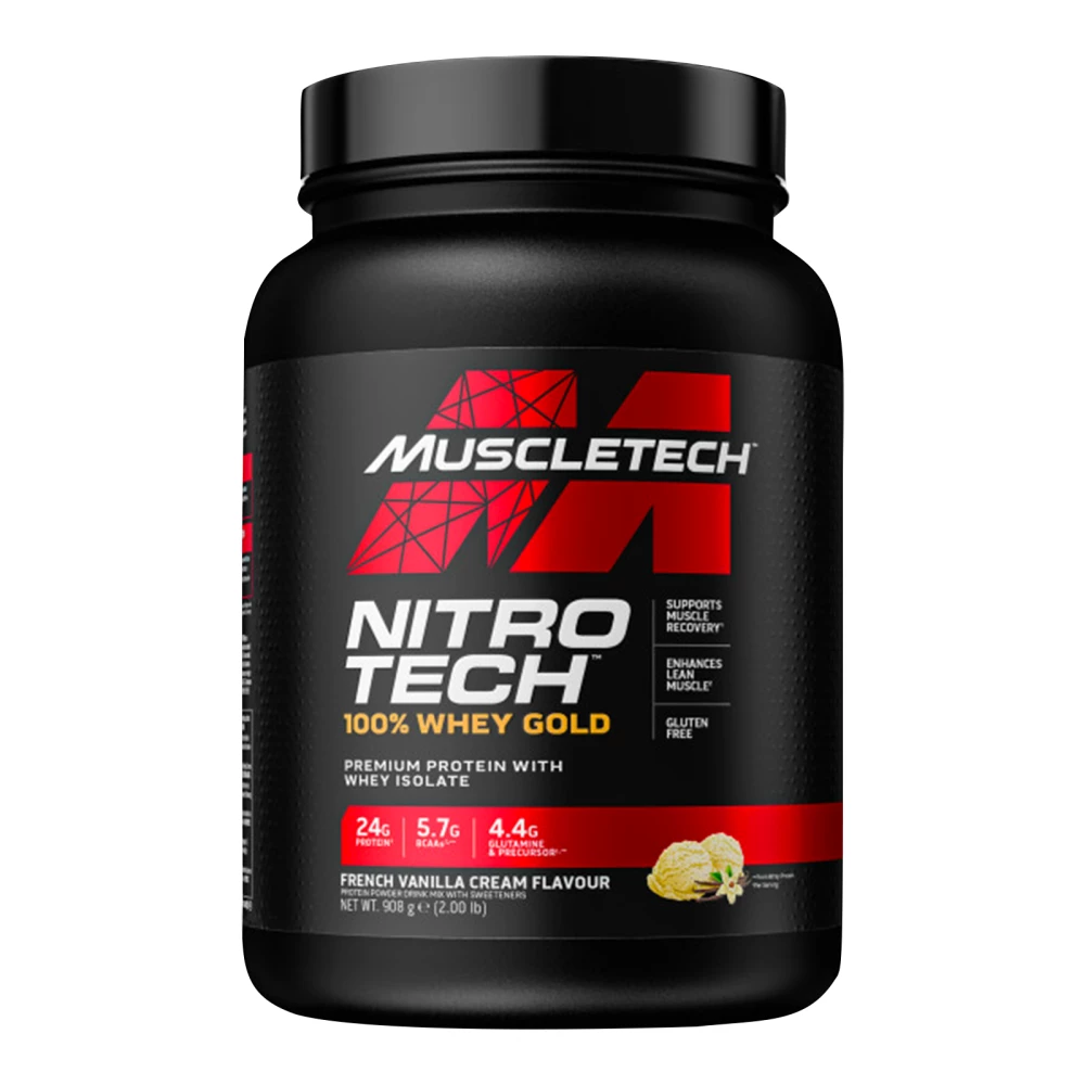 Nitro-Tech Whey Gold - 908g, French Vanilla Cream
