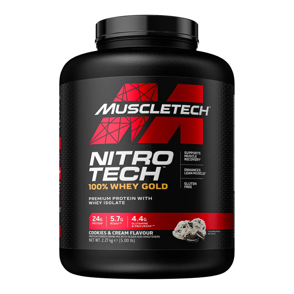 Nitro-Tech Whey Gold - 2270g, Cookies N Cream