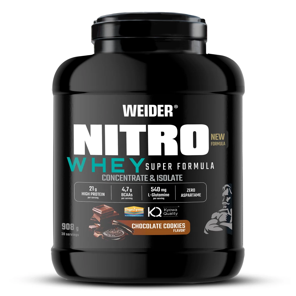 Nitro Whey Super Formula - 908g, Chocolate Cookie