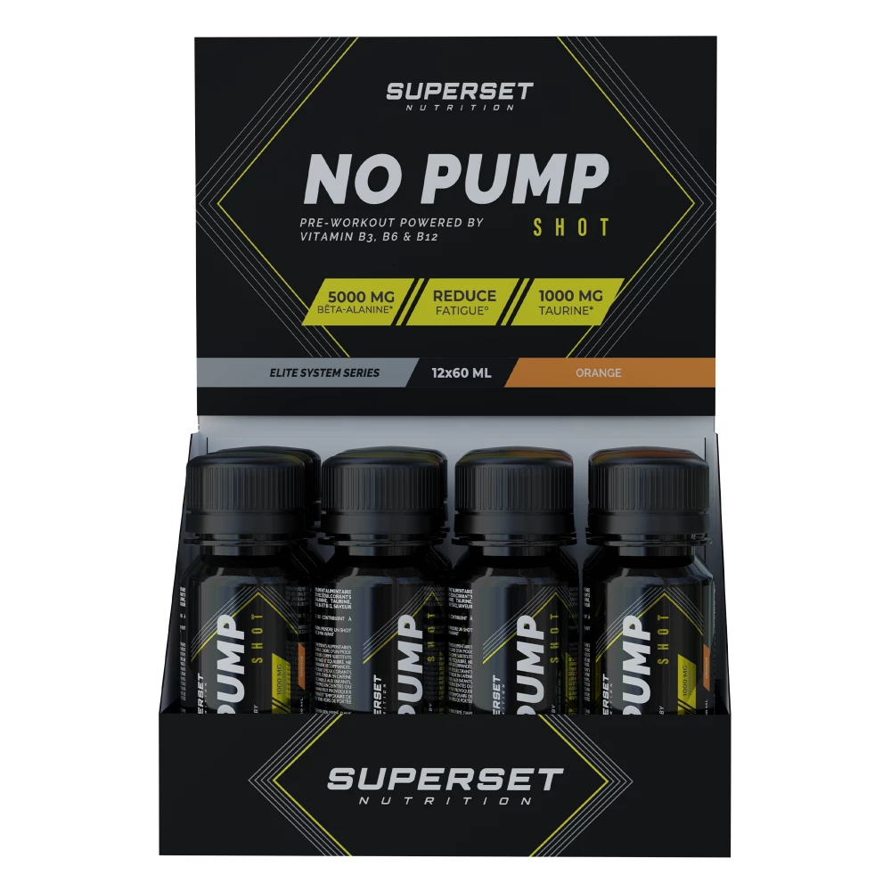 NO-Pump Shot - Pack de 12, Orange