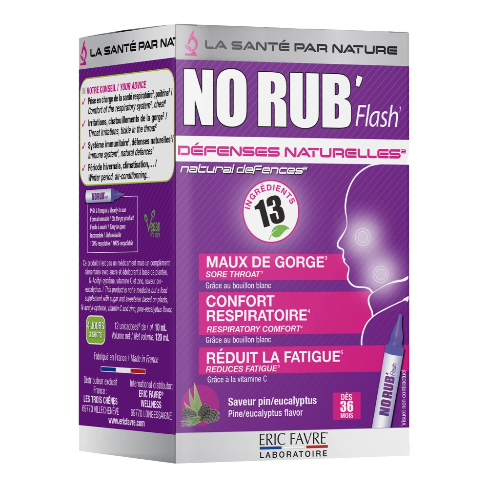 No Rub' Flash - 120ml, Pin-Eucalyptus