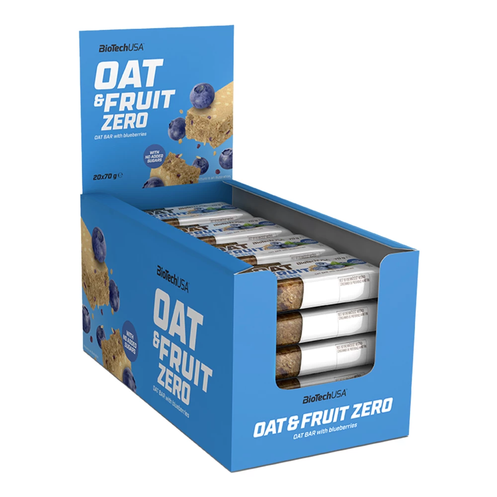Oat & Fruit Zero - Boite de 20, Blueberry