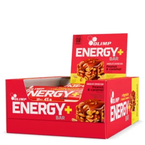 Olimp Energy+ Bar - Boite de 20, Peanut & Caramel