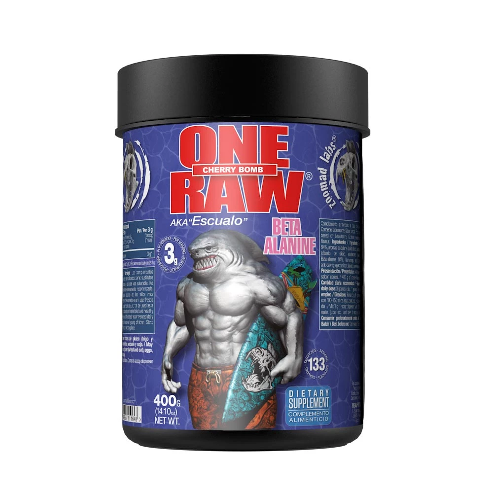 One Raw Beta Alanine - 400g, Cherry Bomb