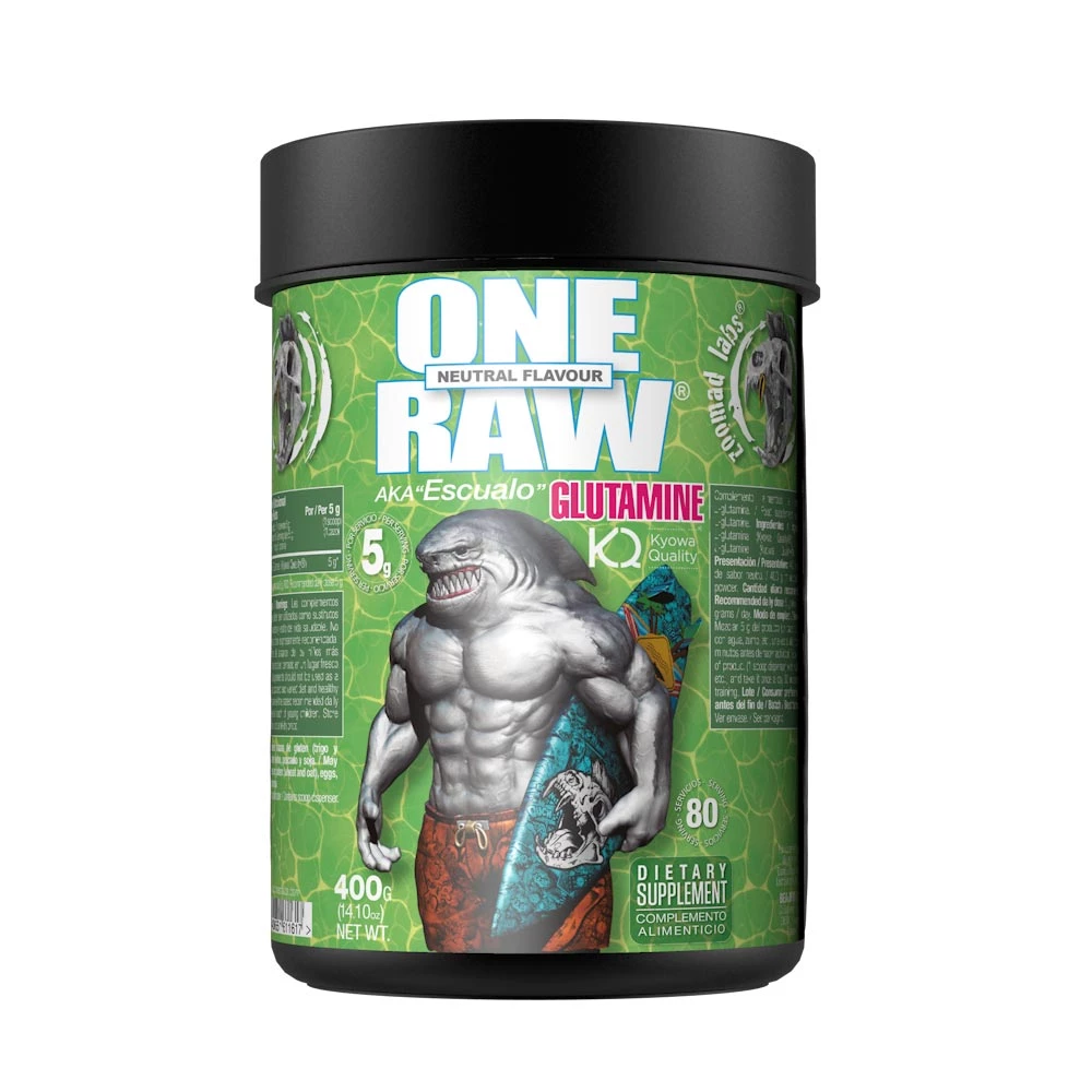 One Raw Glutamine - 400g, Saveur neutre