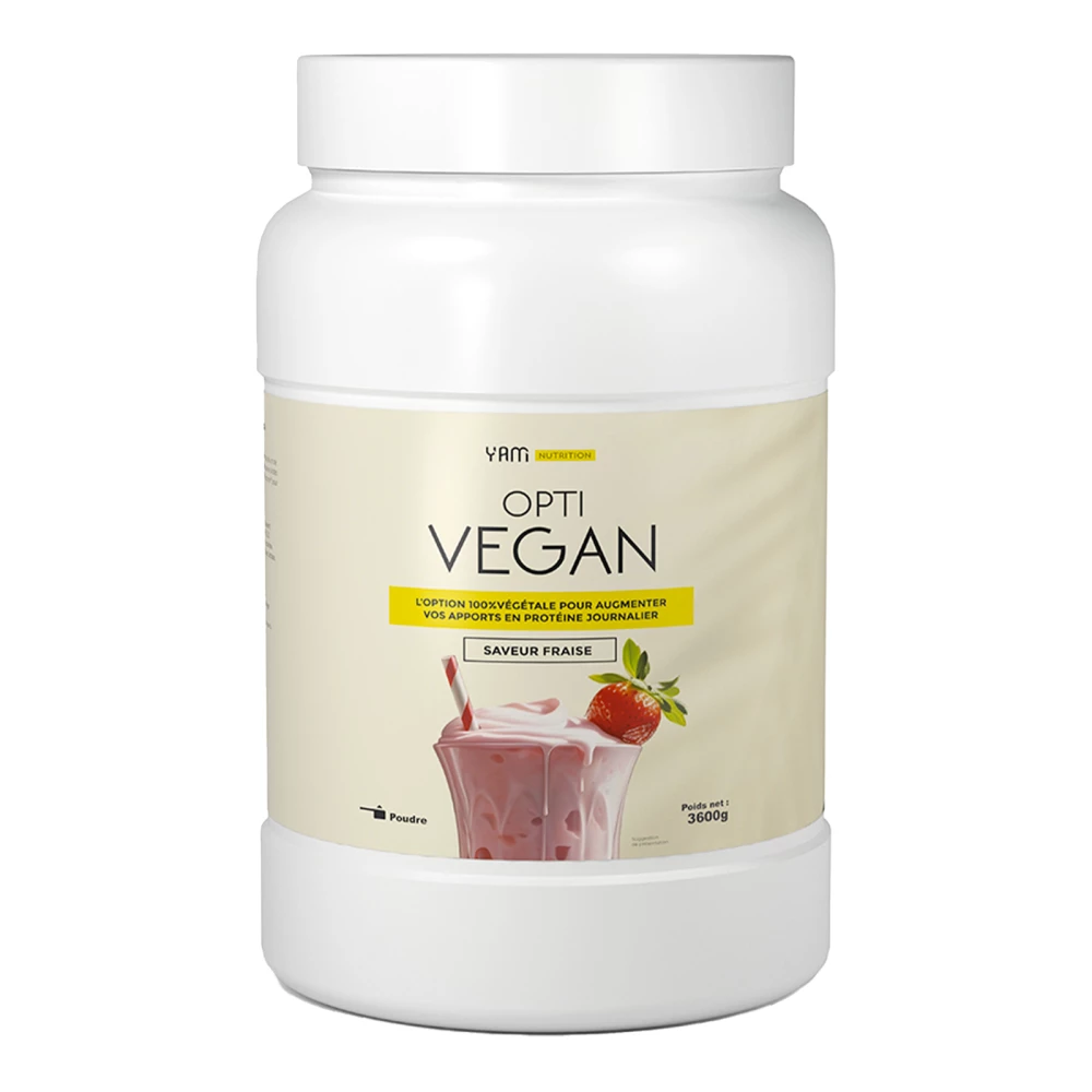 Opti Vegan - 3600g, Fraise