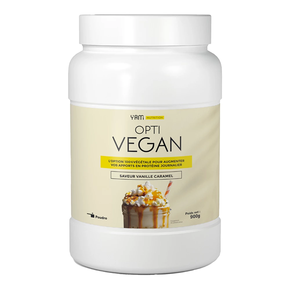 Opti Vegan - 900g, Vanille Caramel