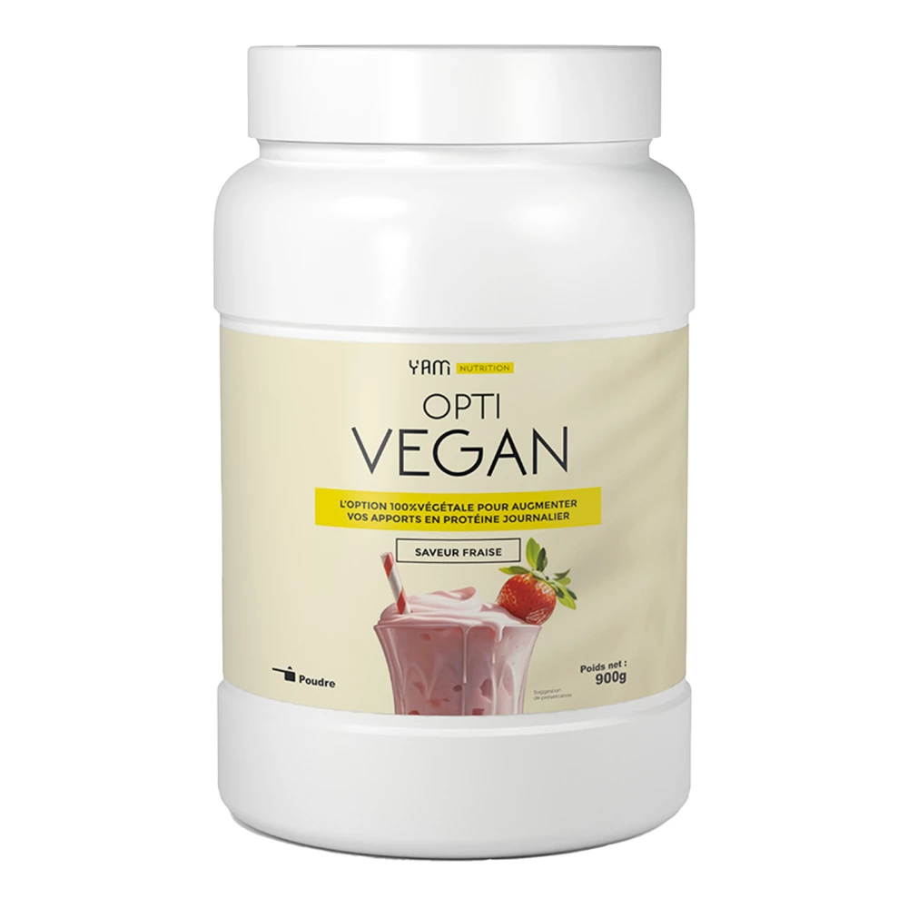 Opti Vegan - 900g, Fraise