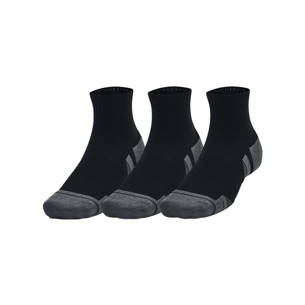 Pack 3 paires de chaussettes Under Armour Performance Coton - M, Black