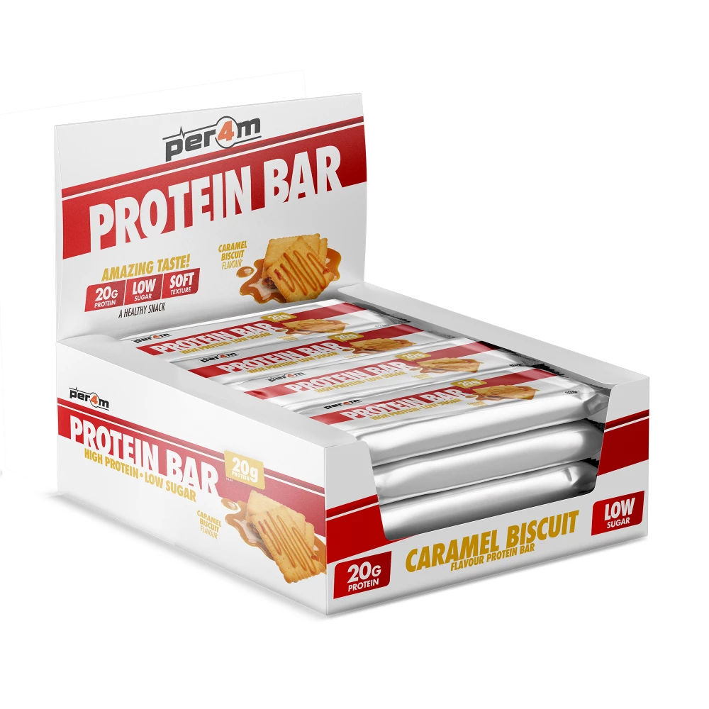 Protein Bar - Boite de 12, Caramel Biscuit