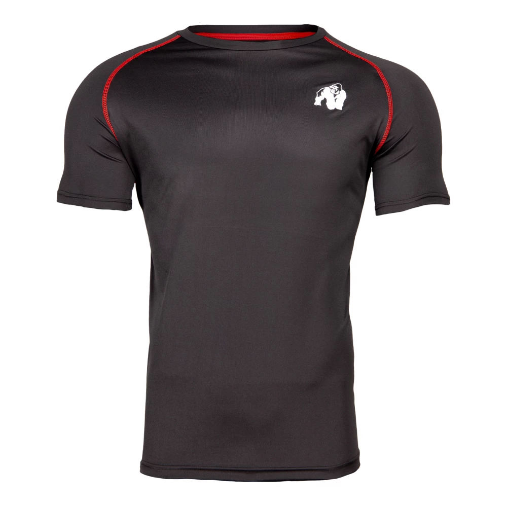 Performance T-Shirt - S, Black/Red