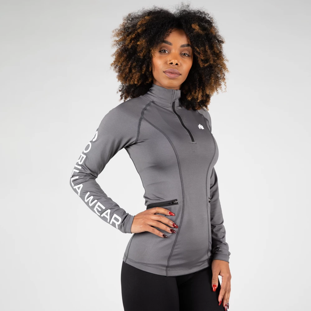 Peyton Long Sleeve - L, Gray