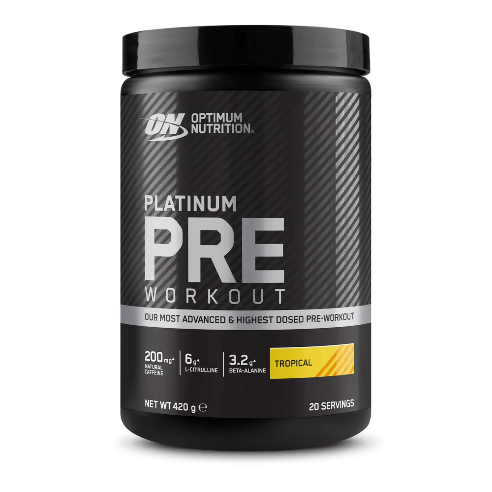 Platinum Pre-Workout - 420g, Tropical