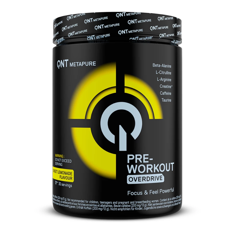 Pre-workout Overdrive - 390g, Sweet Lemonade