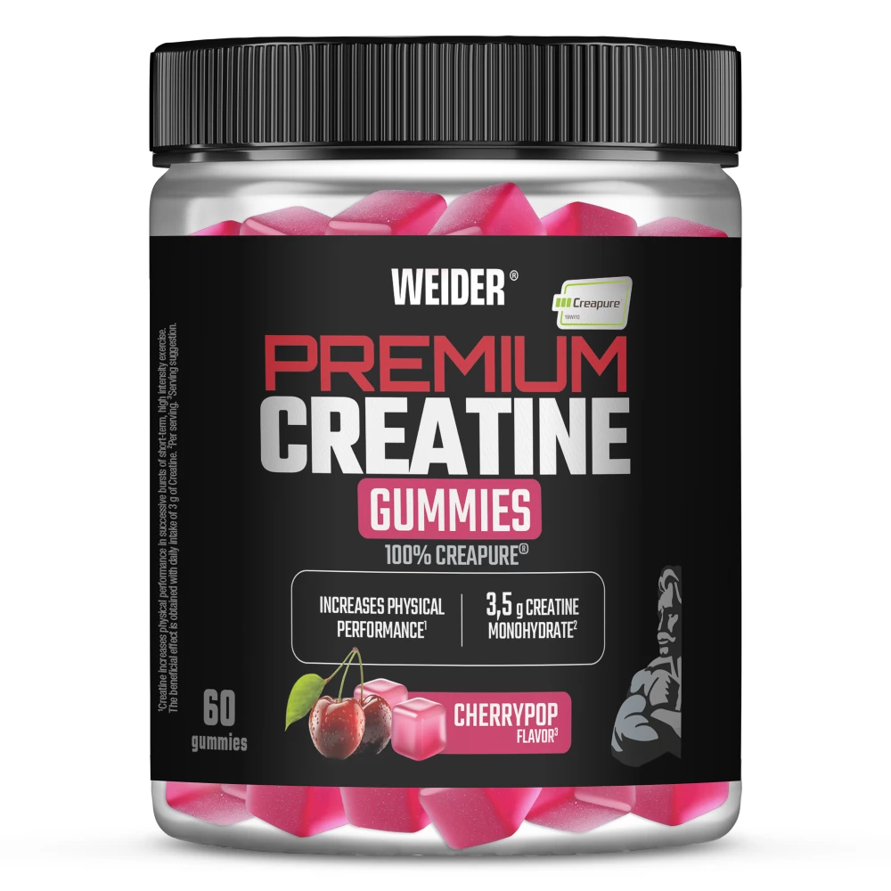 Premium Creatine Gummies - 60 Gummies, Cherrypop