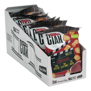 Protein Chips Ciak - Boite de 8, BBQ